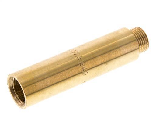 G 3/8'' F/M Brass Extension DIN 3523 - 80 mm