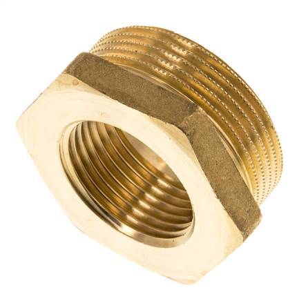 G 1'' x G 1 1/2'' F/M Brass Reducing Ring 16 Bar