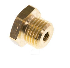 M5 x G 1/4'' F/M Brass Reducing Ring 16 Bar [10 Pieces]