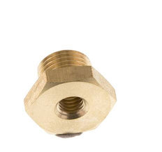 M5 x G 1/8'' F/M Brass Reducing Ring 16 Bar [10 Pieces]