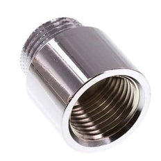 G 1/2'' F/M Chromium plated Brass Extension DIN 3523 - 20 mm