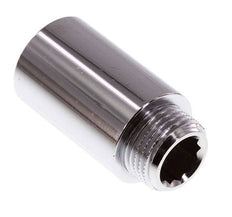 G 1/2'' F/M Chromium plated Brass Extension DIN 3523 - 40 mm