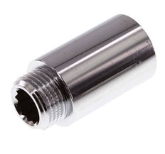 G 1/2'' F/M Chromium plated Brass Extension DIN 3523 - 40 mm