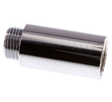 G 1/2'' F/M Chromium plated Brass Extension DIN 3523 - 50 mm