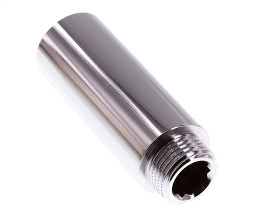G 1/2'' F/M Chromium plated Brass Extension DIN 3523 - 65 mm