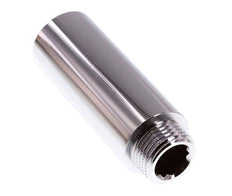 G 1/2'' F/M Chromium plated Brass Extension DIN 3523 - 65 mm