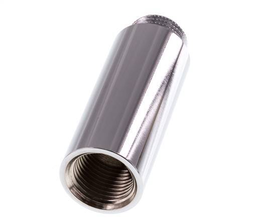 G 1/2'' F/M Chromium plated Brass Extension DIN 3523 - 65 mm