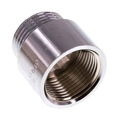 G 3/4'' F/M Chromium plated Brass Extension DIN 3523 - 20 mm