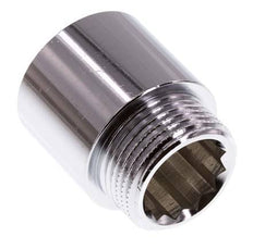 G 3/4'' F/M Chromium plated Brass Extension DIN 3523 - 25 mm
