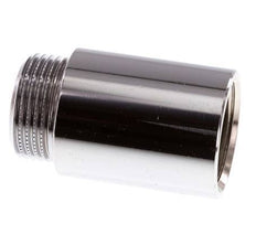 G 3/4'' F/M Chromium plated Brass Extension DIN 3523 - 40 mm