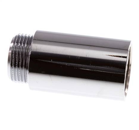 G 3/4'' F/M Chromium plated Brass Extension DIN 3523 - 50 mm