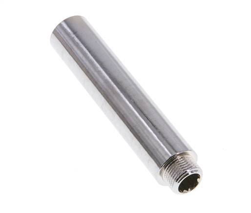 G 3/8'' F/M Chromium plated Brass Extension DIN 3523 - 100 mm