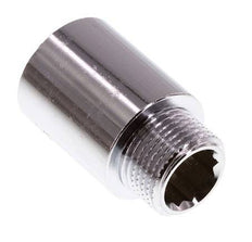 G 3/8'' F/M Chromium plated Brass Extension DIN 3523 - 25 mm