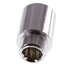 G 3/8'' F/M Chromium plated Brass Extension DIN 3523 - 25 mm