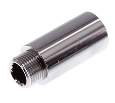G 3/8'' F/M Chromium plated Brass Extension DIN 3523 - 40 mm