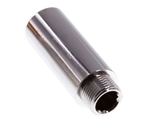 G 3/8'' F/M Chromium plated Brass Extension DIN 3523 - 50 mm