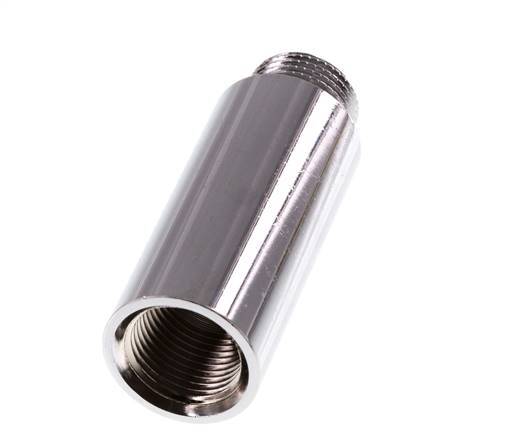 G 3/8'' F/M Chromium plated Brass Extension DIN 3523 - 50 mm
