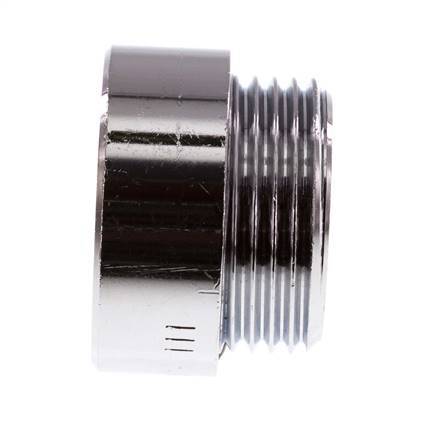G 1'' F/M Chromium plated Brass Extension DIN 3523 - 15 mm