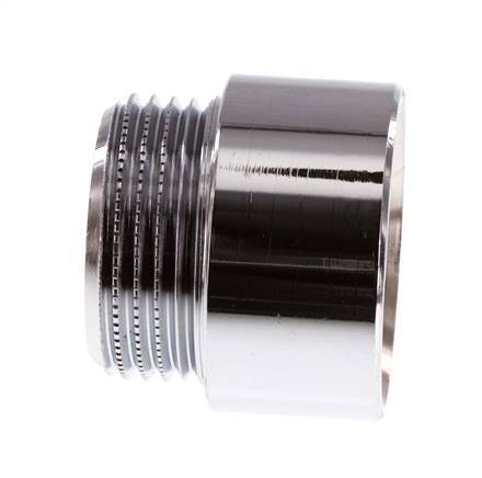 G 1'' F/M Chromium plated Brass Extension DIN 3523 - 20 mm