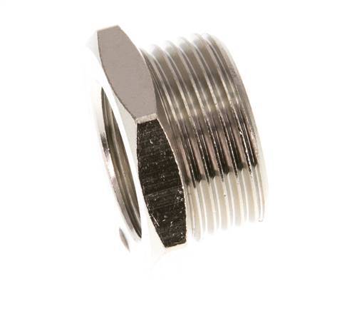 G 1/2'' x G 3/4'' F/M Nickel plated Brass Reducing Ring 16 Bar [2 Pieces]