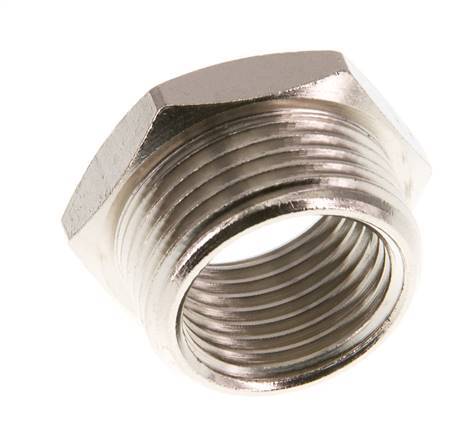 G 1/2'' x G 3/4'' F/M Nickel plated Brass Reducing Ring 16 Bar [2 Pieces]