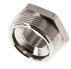 G 3/4'' x G 1 1/2'' F/M Nickel plated Brass Reducing Ring 16 Bar