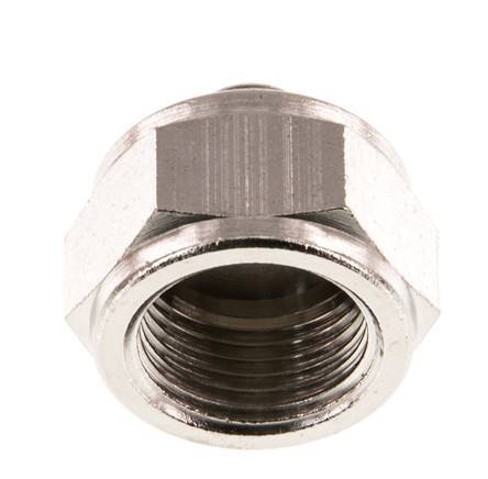 G 3/8'' x G 1/8'' F/M Nickel plated Brass Reducing Ring 16 Bar [2 Pieces]