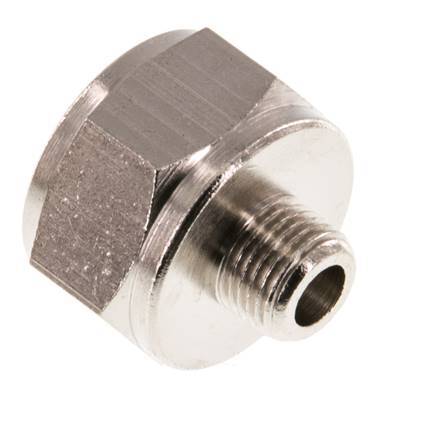 G 3/8'' x G 1/8'' F/M Nickel plated Brass Reducing Ring 16 Bar [2 Pieces]