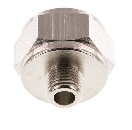 G 3/8'' x G 1/8'' F/M Nickel plated Brass Reducing Ring 16 Bar [2 Pieces]