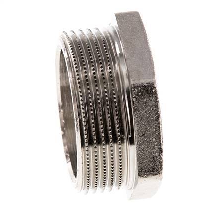 G 1'' x G 1 1/2'' F/M Nickel plated Brass Reducing Ring 16 Bar