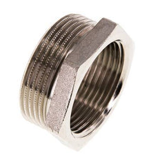 G 1 1/4'' x G 1 1/2'' F/M Nickel plated Brass Reducing Ring 16 Bar
