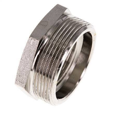 G 1 1/4'' x G 2'' F/M Nickel plated Brass Reducing Ring 16 Bar