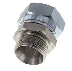 G 1 1/2'' x G 1 1/4'' F/M Zinc plated Steel Reducing Adapter 125 Bar - Hydraulic