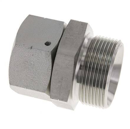 G 1 1/4'' x G 1 1/2'' F/M Zinc plated Steel Reducing Adapter 150 Bar - Hydraulic