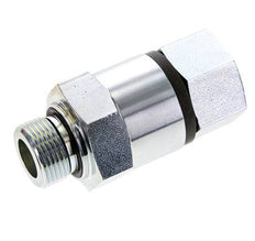 G 3/4'' F/M Zinc plated Steel Swivel Joint 400 Bar - Hydraulic - High-pressure