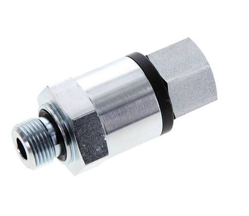 G 3/8'' F/M Zinc plated Steel Swivel Joint 400 Bar - Hydraulic - High-pressure