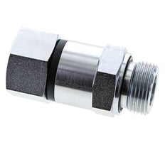G 1'' F/M Zinc plated Steel Swivel Joint 400 Bar - Hydraulic - High-pressure