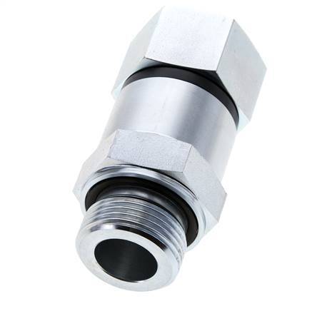 G 1'' F/M Zinc plated Steel Swivel Joint 400 Bar - Hydraulic - High-pressure