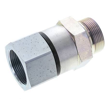 G 1 1/2'' F/M Zinc plated Steel Swivel Joint 315 Bar - Hydraulic - High-pressure