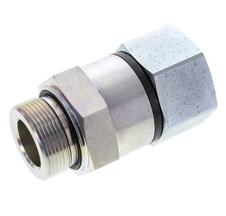 G 1 1/2'' F/M Zinc plated Steel Swivel Joint 315 Bar - Hydraulic - High-pressure
