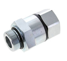 G 1 1/4'' F/M Zinc plated Steel Swivel Joint 400 Bar - Hydraulic - High-pressure