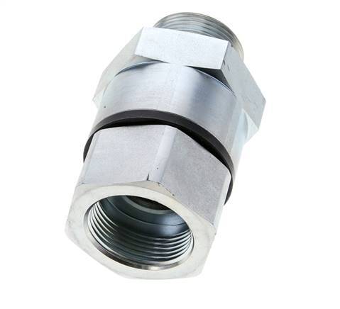 G 1 1/4'' F/M Zinc plated Steel Swivel Joint 400 Bar - Hydraulic - High-pressure