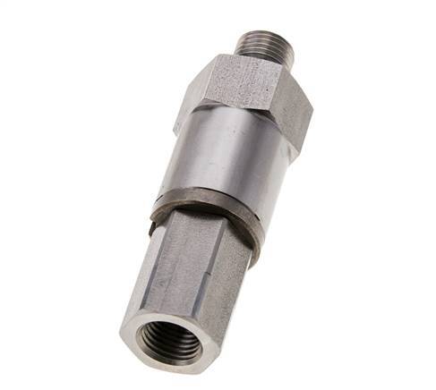 G 1/4'' F/M Stainless steel Swivel Joint 250 Bar - Hydraulic - High-pressure