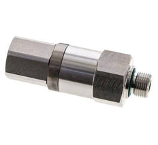 G 3/8'' F/M Stainless steel Swivel Joint 250 Bar - Hydraulic - High-pressure
