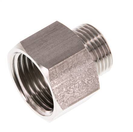 G 1/2'' x G 3/8'' F/M Stainless steel Reducing Ring 40 Bar