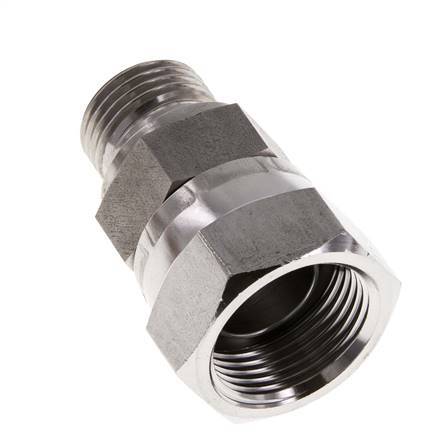 G 3/4'' x G 1/2'' F/M Stainless steel Reducing Adapter 175 Bar - Hydraulic