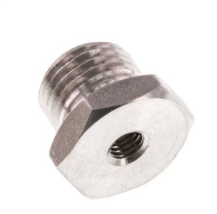 M5 x G 1/4'' F/M Stainless steel Reducing Ring 40 Bar