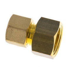 G 1/2'' x 10mm Brass Straight Compression Fitting 95 Bar DIN EN 1254-2