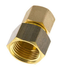 G 1/2'' x 10mm Brass Straight Compression Fitting 95 Bar DIN EN 1254-2