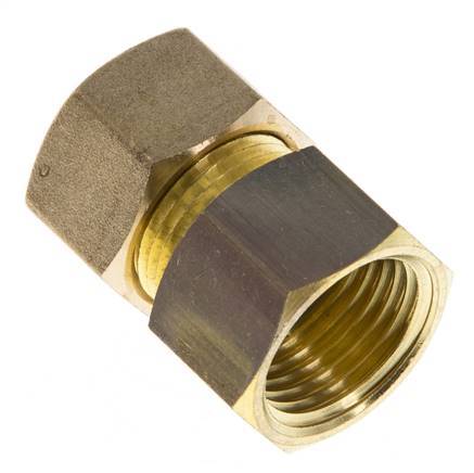 G 1/2'' x 15mm Brass Straight Compression Fitting 82 Bar DIN EN 1254-2
